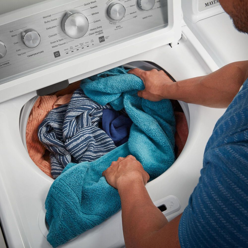 Maytag 4.8 cu. ft. Top Load Washer with Extra Power in White, , large
