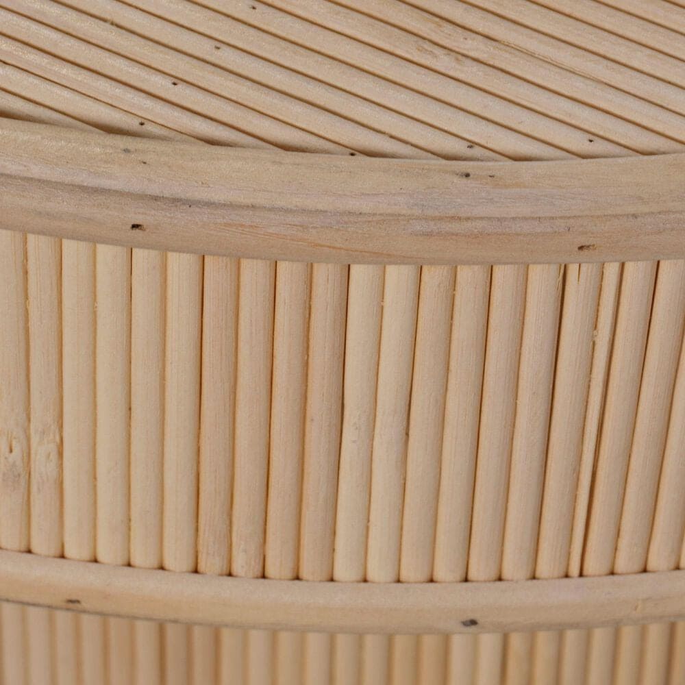 Splendor Living Vantage Bamboo Accent Side Table in Natural, , large