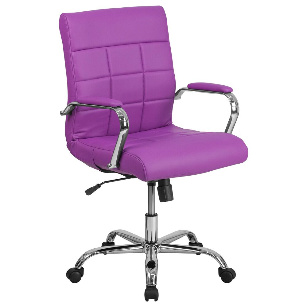 Flash Furniture Executive Swivel Chair in Purple, , large