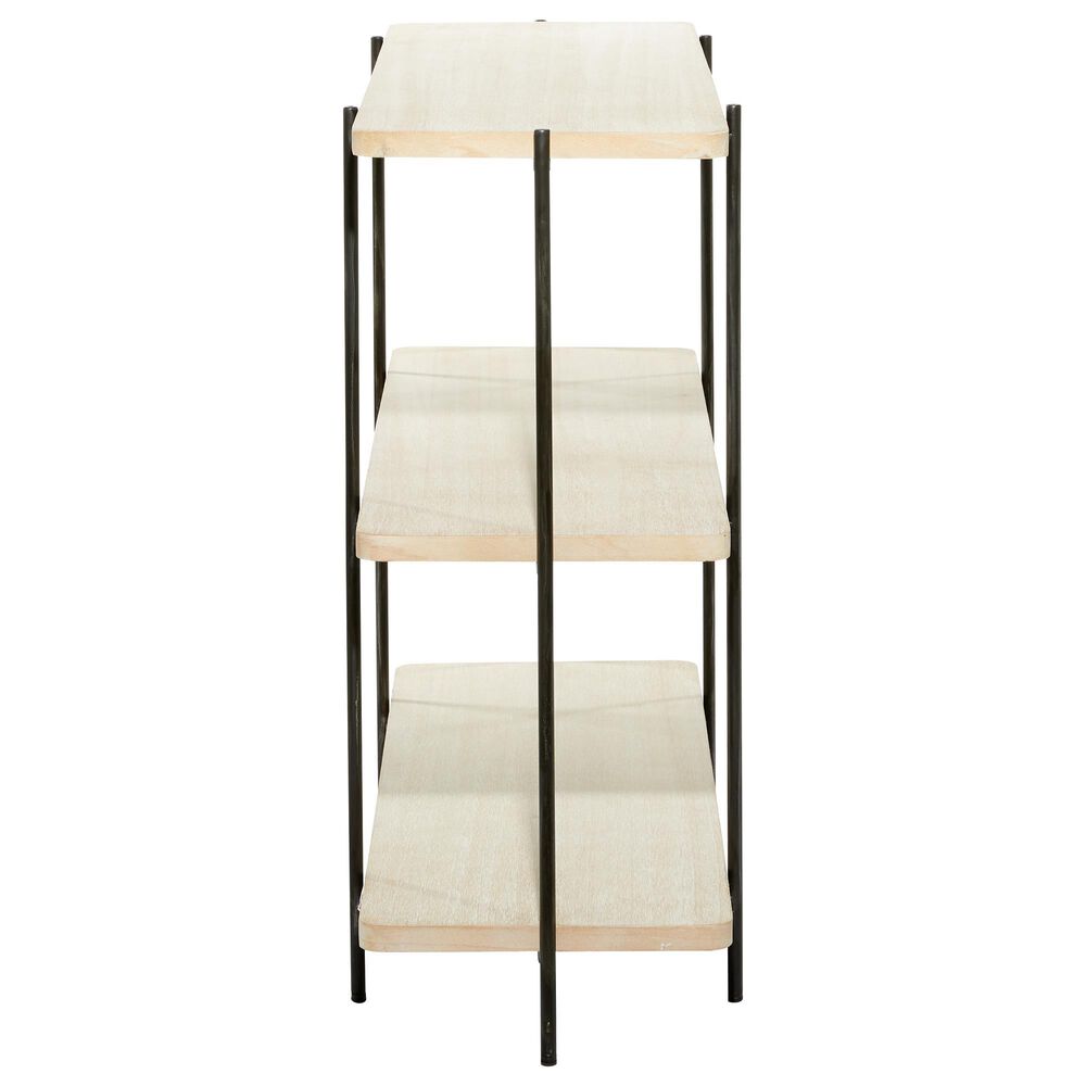 Uma Enterprises Console Table in Beige and Black, , large