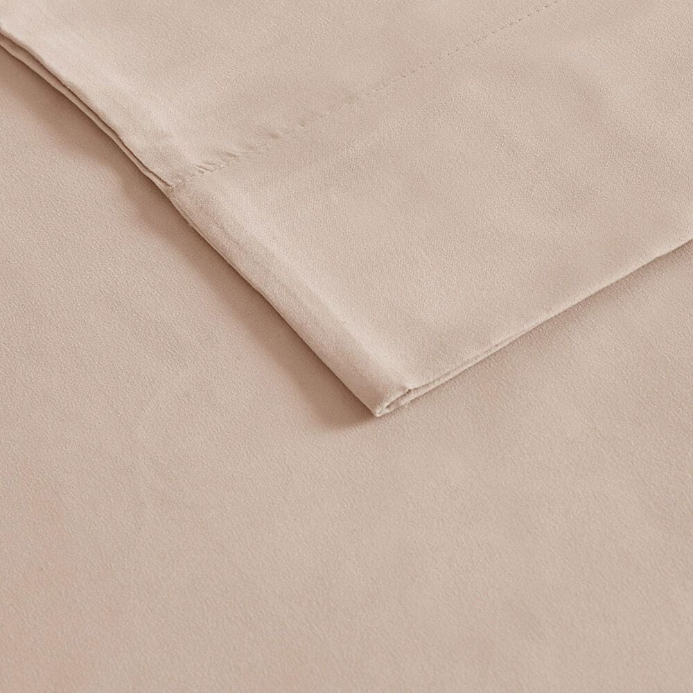 Hampton Park Madison Park 4-Piece Luxurious Brushed Microfiber Deep Pocket Full Sheet Set in Blush, , large