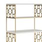 DHP Ella 5-Shelf Bookcase in White, , large