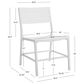 Linon Home Decor Holland Patio Side Chair in White (Set of 2), , large