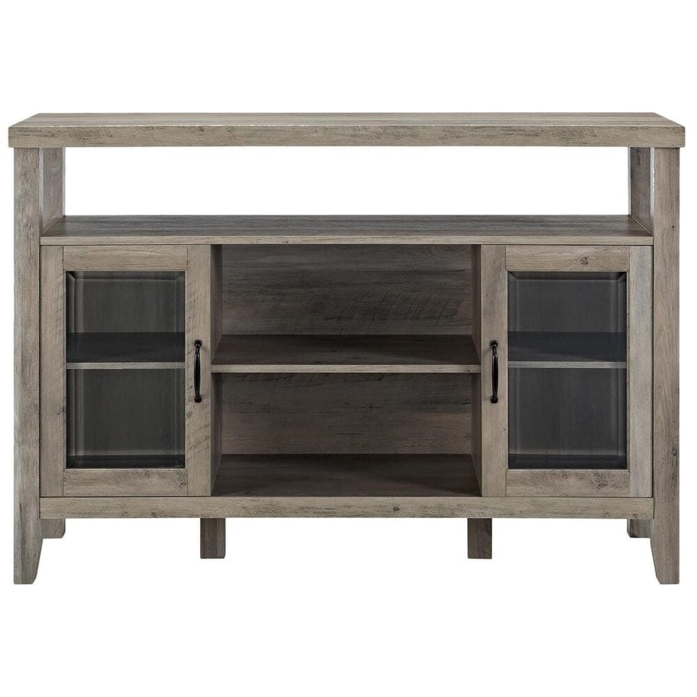 Walker Edison Jordan 52" TV Stand in Grey Wash, , large