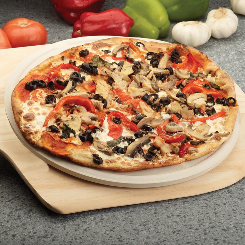 Fante&#39;s 13&quot; Cousin Diana&#39;s Pizza Stone in Silver, , large