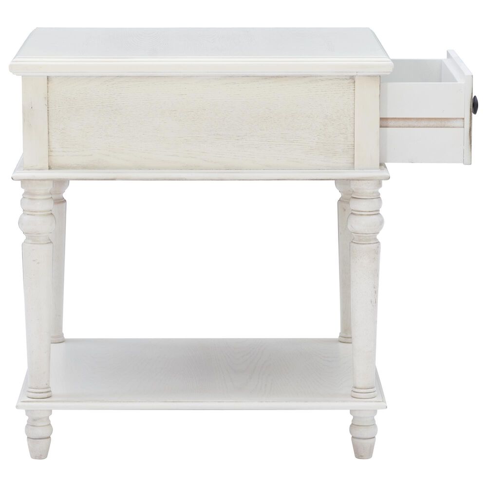 Linon Home Decor Mcghie Side Table in White, , large