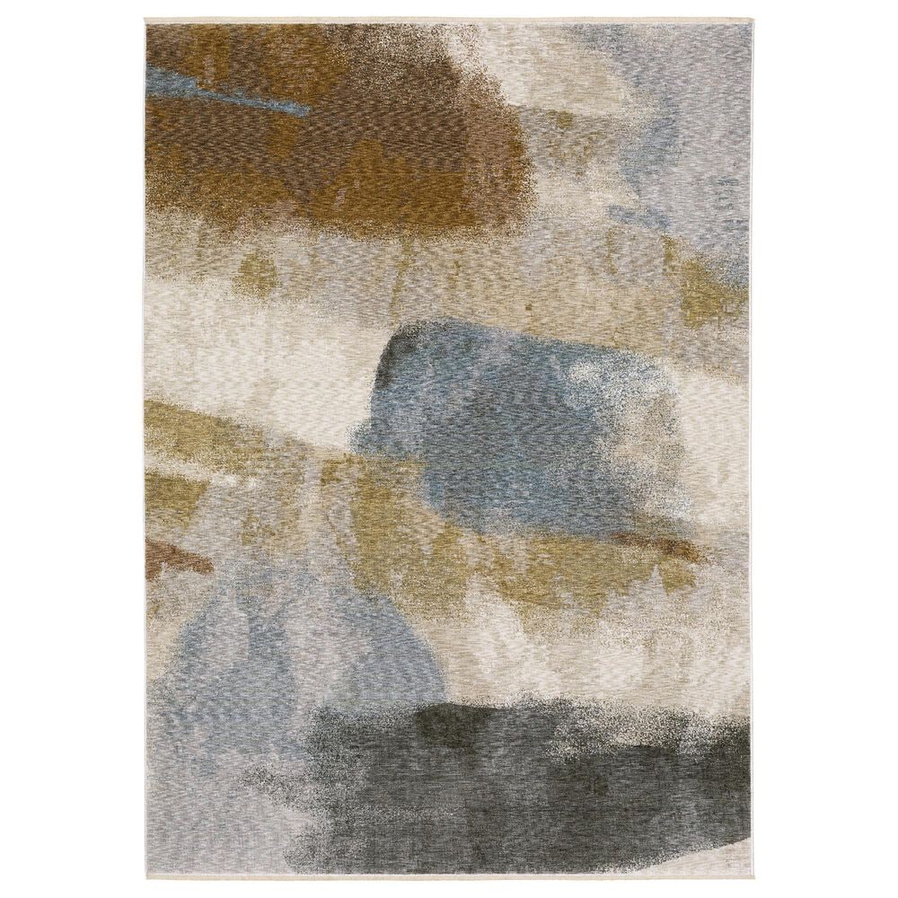 Oriental Weavers Hayden 2"3" x 7"6" Beige and Rust Runner, , large