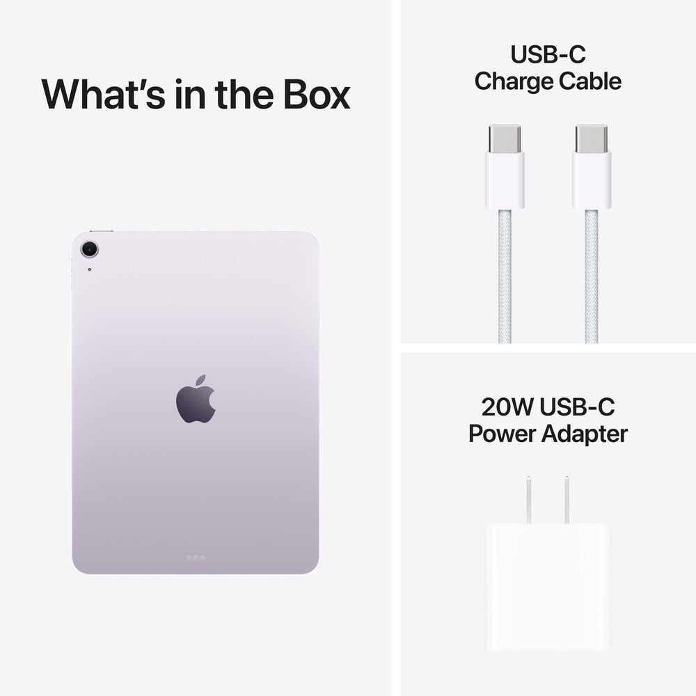 Apple 11-Inch iPad Air M3 Chip Wi-Fi 128GB in Purple &#40;Latest Model&#41;, , large