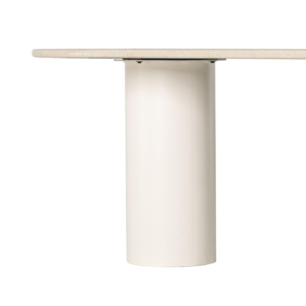 Amber Lewis x Four Hands Rockwell Dining Table in Cream Marble, , large