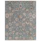 Surya Theodora 12" x 15" Aqua, Charcoal, Wheat and Oatmeal Area Rug, , large