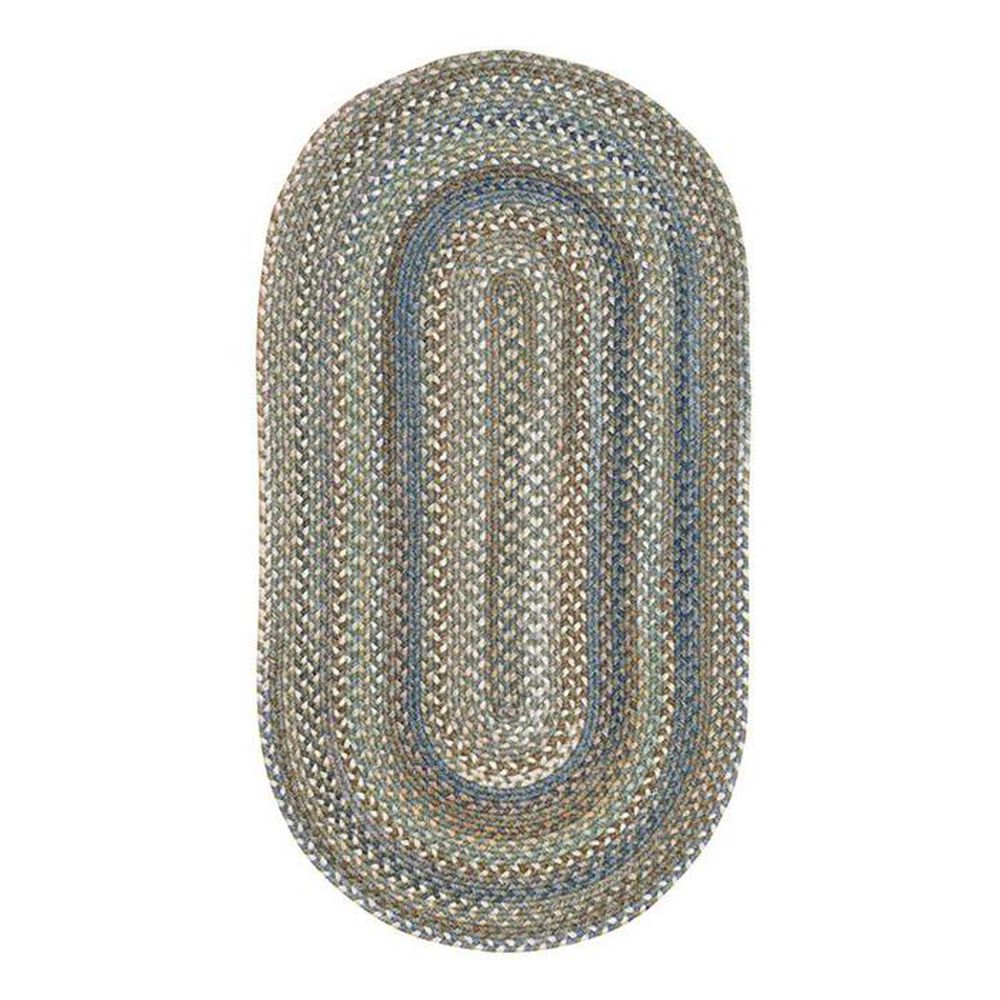 Capel American Legacy 0210 2"3" x 4" Oval Pine Forest Scatter Rug, , large
