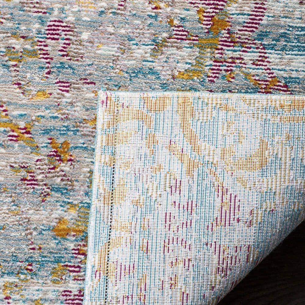 Safavieh Aria Damask 2&#39; x 8&#39; Cream and Multicolor Runner, , large