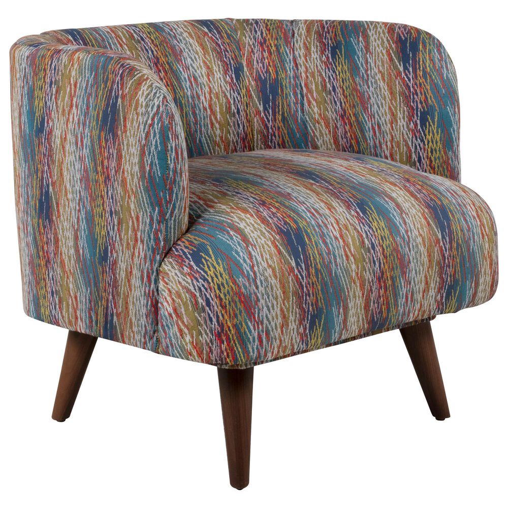 Jonathan Louis Hexley Swivel Chair in Shebang Kimono, , large