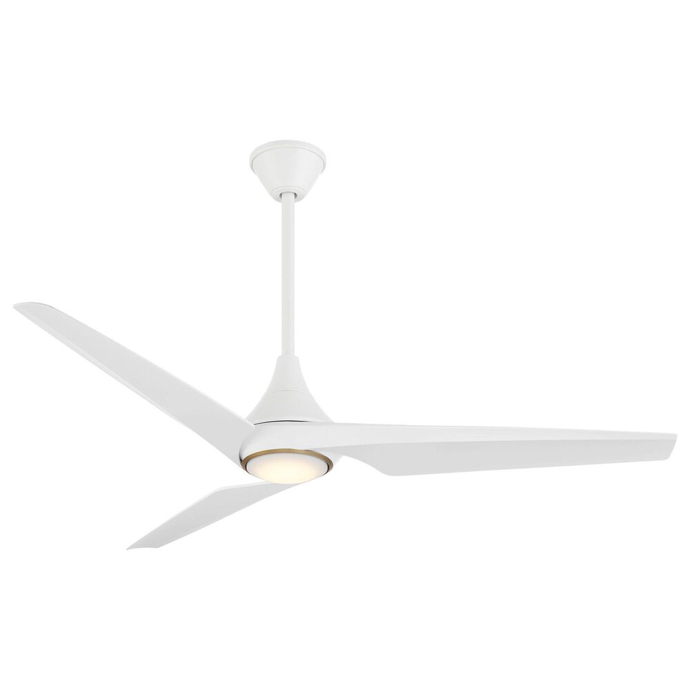 Minka-Aire Switch 60" 3-Blade LED Smart Dual Mount Ceiling Fan in Flat White, , large