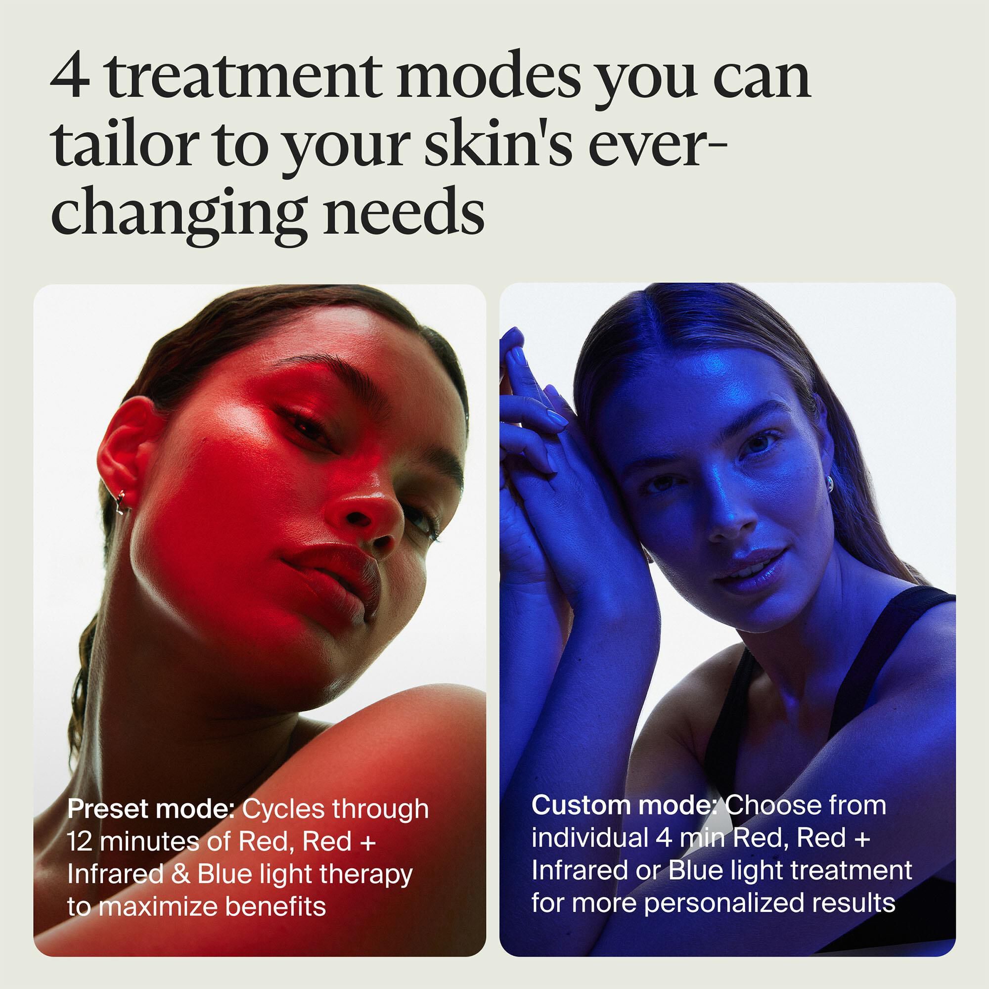 Therabody TheraFace Mask Glo Clinically Proven LED Skincare Mask