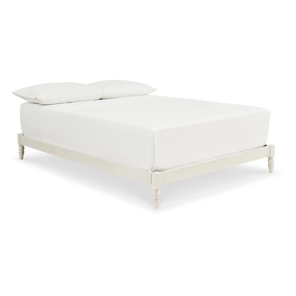 Signature Design by Ashley Tannally Full Platform Bed in White, , large