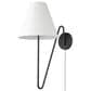 Golden Lighting Kennedy 1-Light Wall Sconce in Natural Black, , large