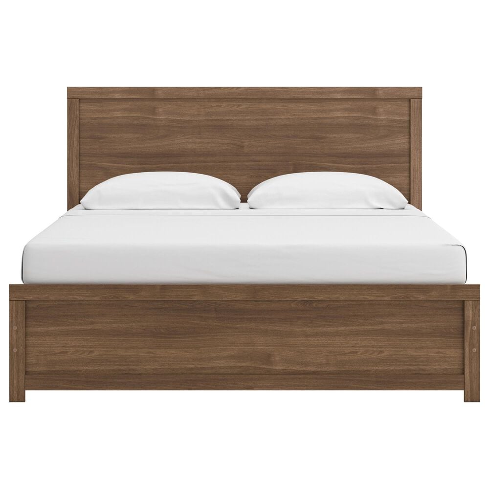 Ashley Broachmyn King Bed with Dresser, Chest, and Two Nightstands in Warm Auburn, , large