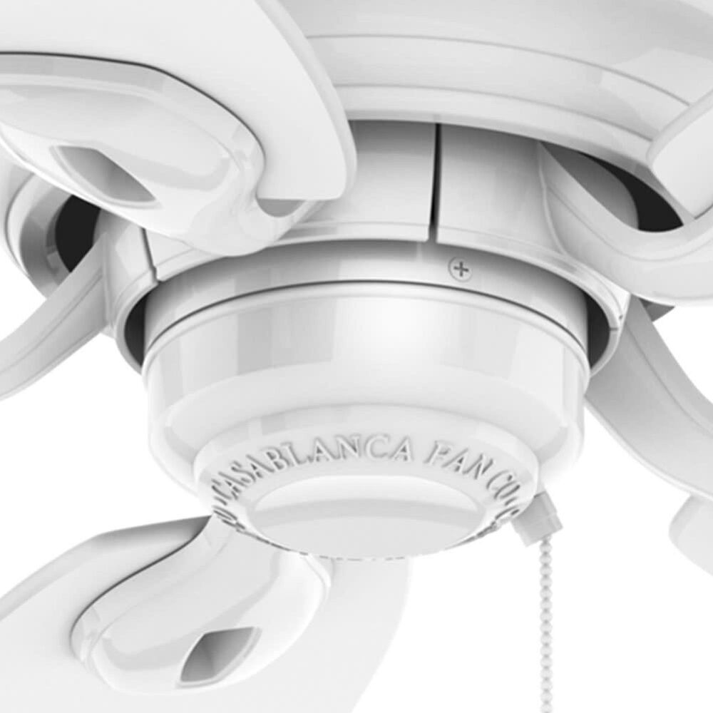Hunter Durant Low Profile 54&quot; Ceiling Fan in Snow White, , large