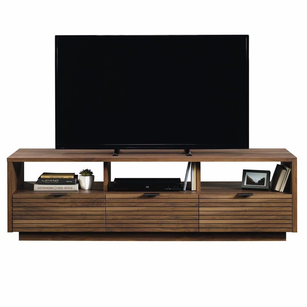 Sauder Harvey Park 72" TV Credenza in Grand Walnut, , large
