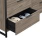 Bush Atria 6-Drawer Dresser in Modern Hickory and Black, , large