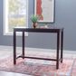 Linon Home Decor Claridge Counter Height Pub Table in Rich Brown - Table Only, , large