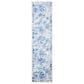 Safavieh Martha Stewart Floral 2" x 8" Cream and Blue Runner, , large