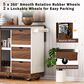 HOMLUX 56" Kitchen Island with Drop Leaf in White, , large