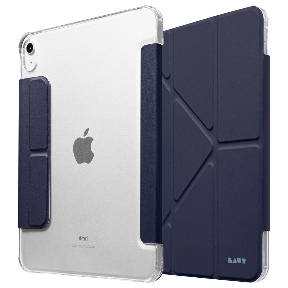 LAUT Huex Folio Versatile Stand Case with Stylus Pen Slot for iPad Pro 11" in Navy, , large