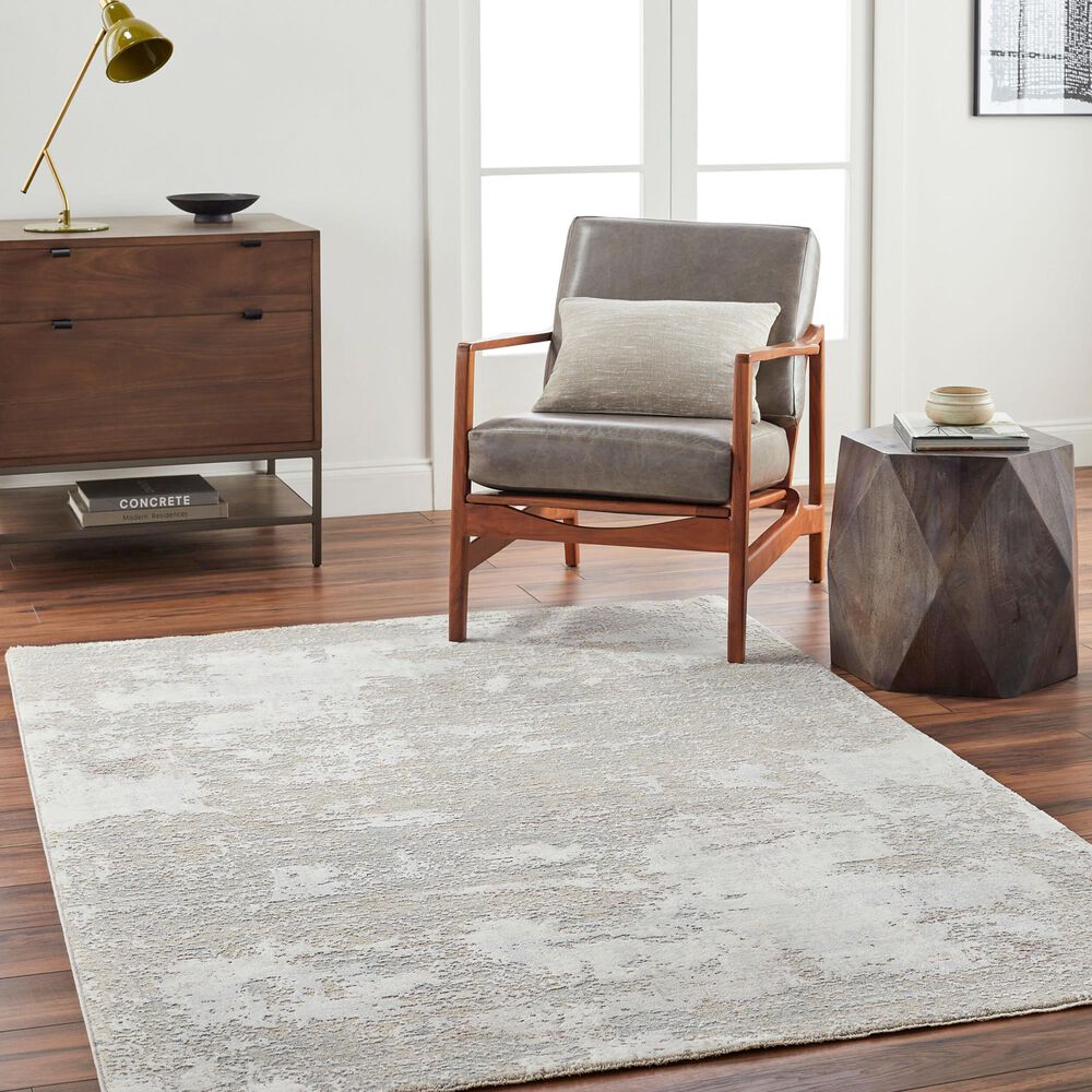 Surya Brunswick 9&#39; x 12&#39;2&quot; Cream, Tan, Blue, Taupe, Dusty Pink and Seafoam Area Rug, , large
