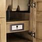 James Martin Breckenridge 48" Single Bathroom Vanity Cabinet in Light Natural Oak, , large