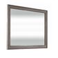Belle Furnishings Americana Farmhouse Landscape Mirror in Dusty Taupe, , large