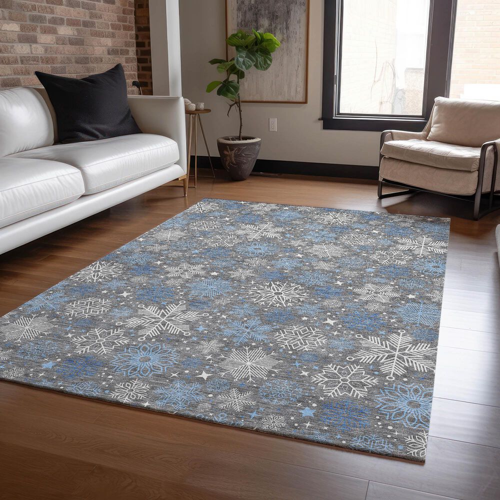 Dalyn Rug Company Wonderland WN31 5&#39; x 7&#39;6&quot; Gray Indoor/Outdoor Area Rug, , large