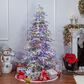 The Gerson Company 9" Pre-Lit Mountain Pine Christmas Tree in Green, , large