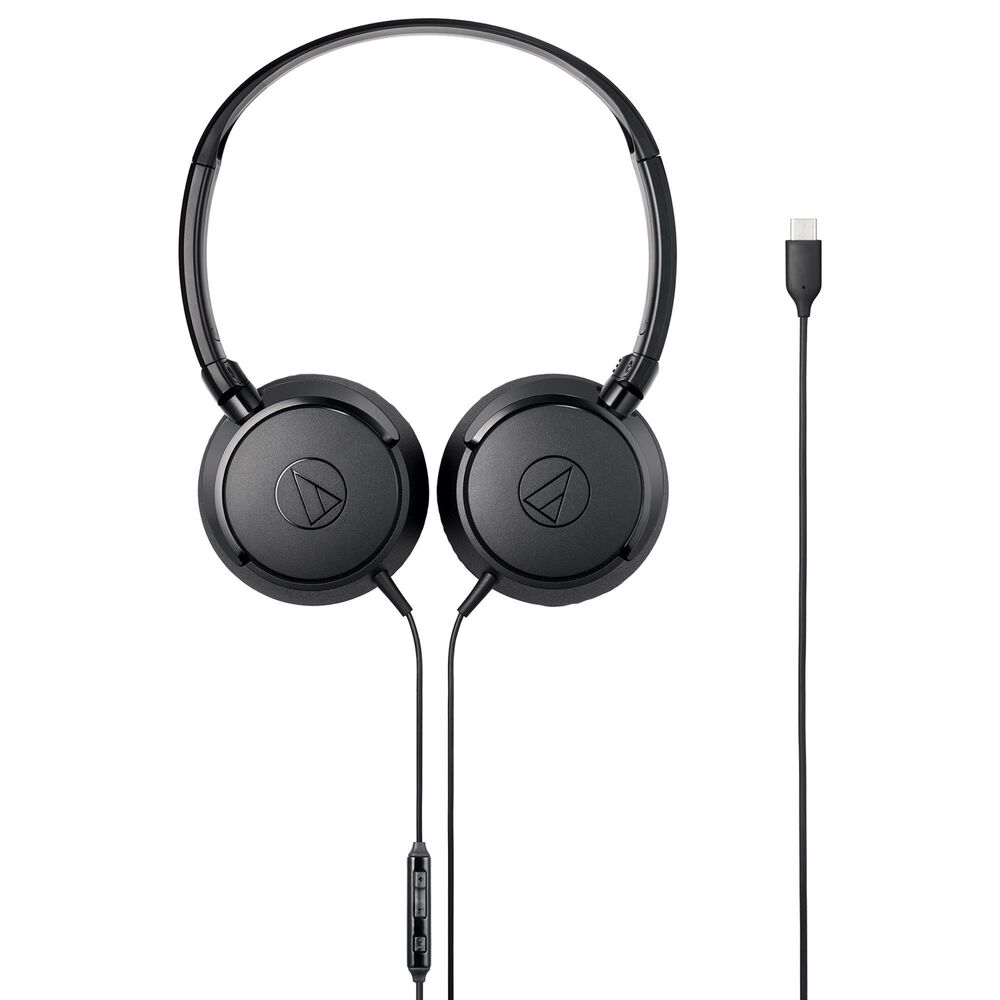 Audio-Technica Wired On-Ear Headphones in Black, , large