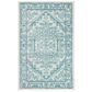 Safavieh Adirondack ADR108G 3" x 5" Ivory and Teal Area Rug, , large