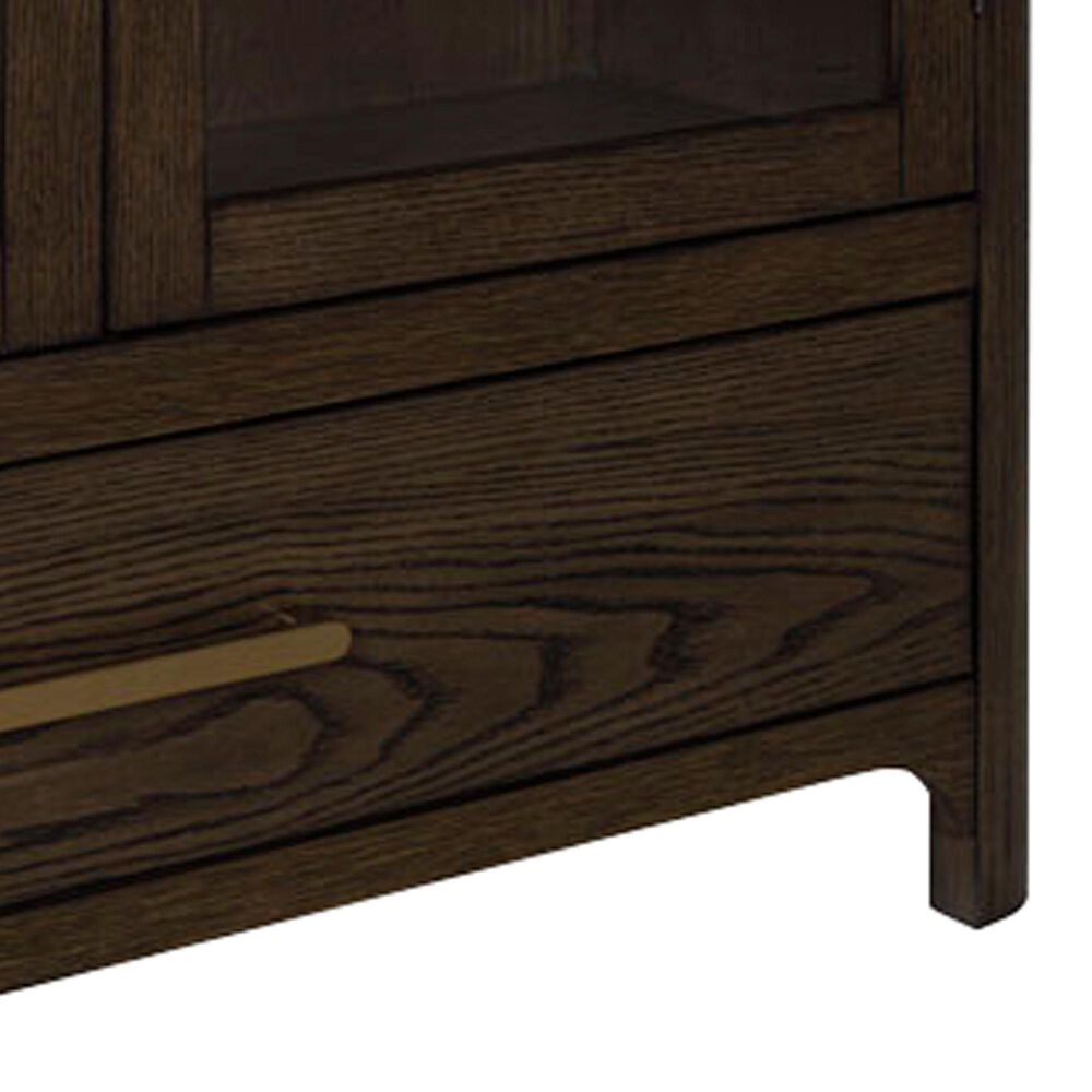 Ashley Radkin Display Cabinet in Burnished Brown, , large