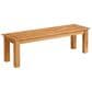 Linon Home Decor Carenen Outdoor Bench in Natural, , large