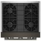 KitchenAid 4.1 Cu. Ft. Commercial-Style Dual Fuel Range in Black Ore, , large