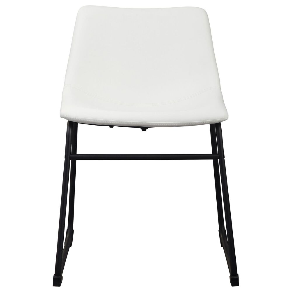 Signature Design by Ashley Centiar Side Chair in White, , large