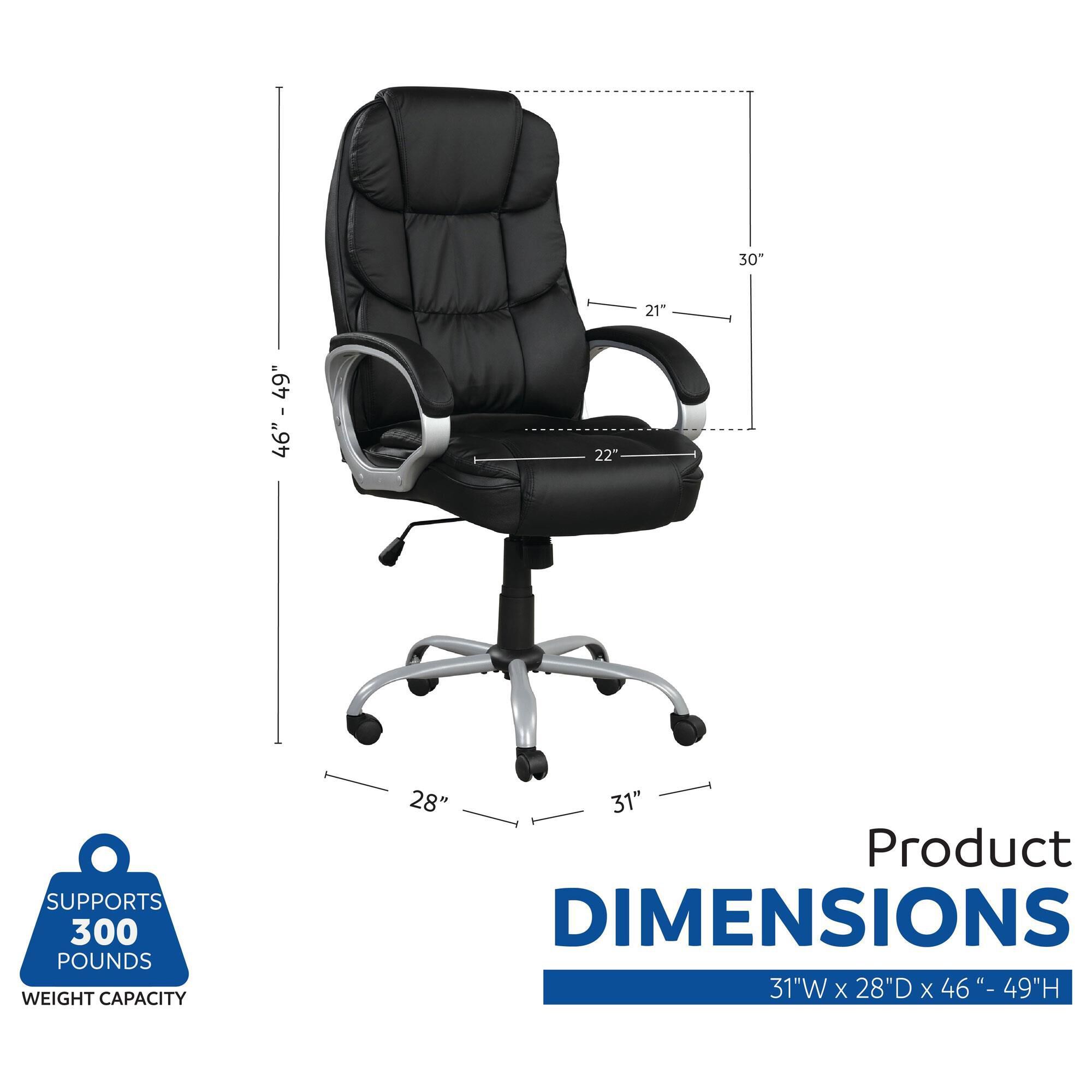 Primo International Sealy Kronos Desk Chair in Silver