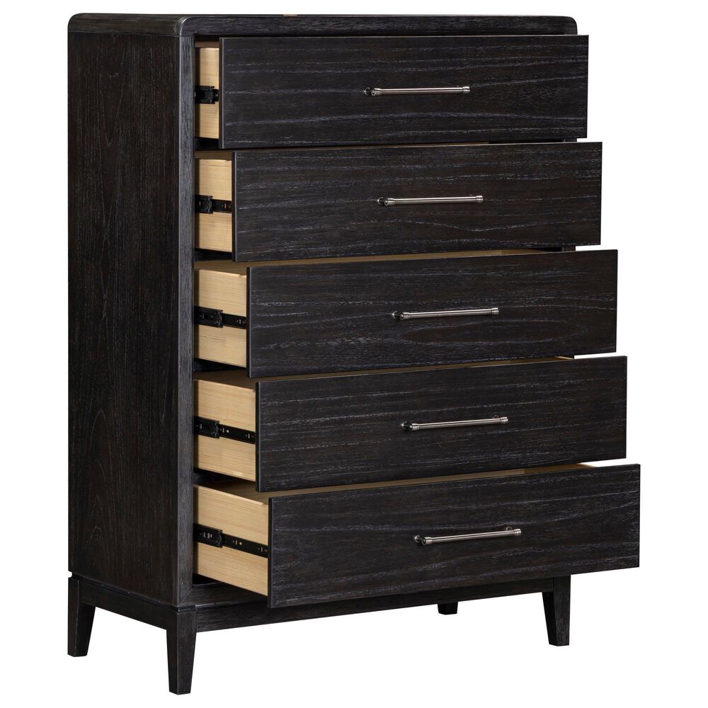Riva Ridge Ambrose 5-Drawer Chest in Obsidian Mist, , large