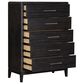 Riva Ridge Ambrose 5-Drawer Chest in Obsidian Mist, , large