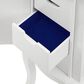 Linden Boulevard White 4 Drawer Jewelry Armoire in White, , large