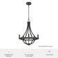 Hunter Perch Point 18" 5-Light Chandelier in Noble Bronze, , large