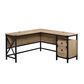 Sauder Steel River L-Shaped Desk in Milled Mesquite, , large