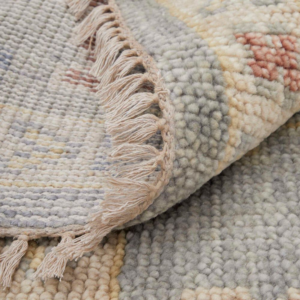 Feizy Fillmore 8&#39; Round Light Gray Area Rug, , large