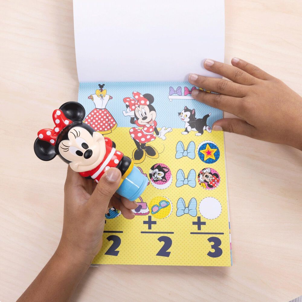Melissa &amp; Doug Disney&#39;s Minnie Mouse 24-Page Activity Pad and Sticker Stamper, , large