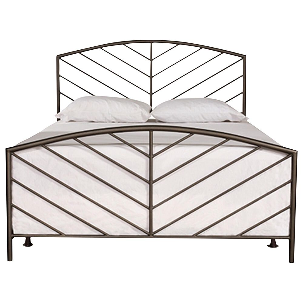 Richlands Furniture Essex Queen Metal Bed in Metallic Bronze, , large