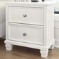 Ashley Fortman 2-Drawer Nightstand in White, , large